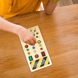 Maxbell Switches Busy Board Portable Early Educational for Children Kids Preschool