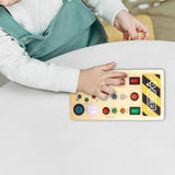 Maxbell Switches Busy Board Portable Early Educational for Children Kids Preschool