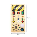 Maxbell Switches Busy Board Portable Early Educational for Children Kids Preschool