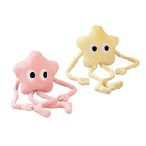 Maxbell Cute Stuffed Plush Star Living Room Decoration for Adults Children Kids Yellow
