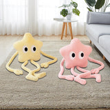 Maxbell Cute Stuffed Plush Star Living Room Decoration for Adults Children Kids Yellow