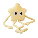 Maxbell Cute Stuffed Plush Star Living Room Decoration for Adults Children Kids Yellow
