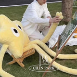 Maxbell Cute Stuffed Plush Star Living Room Decoration for Adults Children Kids Yellow