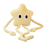 Maxbell Cute Stuffed Plush Star Living Room Decoration for Adults Children Kids Yellow