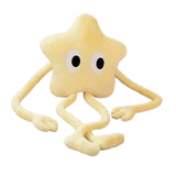 Maxbell Cute Stuffed Plush Star Living Room Decoration for Adults Children Kids Yellow