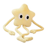 Maxbell Cute Stuffed Plush Star Living Room Decoration for Adults Children Kids Yellow
