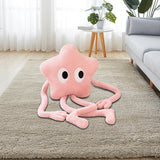 Maxbell Cute Stuffed Plush Star Living Room Decoration for Adults Children Kids Pink