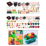 Maxbell Kitchen Toys Accessories Food Pretend Cooking Playset for Kids Birthday Gift