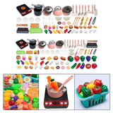 Maxbell Kitchen Toys Accessories Food Pretend Cooking Playset for Kids Birthday Gift