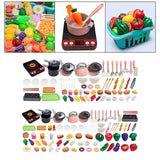 Maxbell Kitchen Toys Accessories Food Pretend Cooking Playset for Kids Birthday Gift