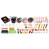 Maxbell Kitchen Toys Accessories Food Pretend Cooking Playset for Kids Birthday Gift