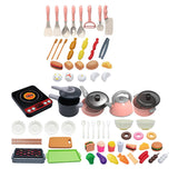 Maxbell Kitchen Toys Accessories Food Pretend Cooking Playset for Kids Birthday Gift