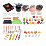 Maxbell Kitchen Toys Accessories Food Pretend Cooking Playset for Kids Birthday Gift