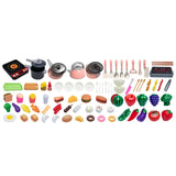 Maxbell Kitchen Toys Accessories Food Pretend Cooking Playset for Kids Birthday Gift