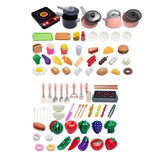 Maxbell Kitchen Toys Accessories Food Pretend Cooking Playset for Kids Birthday Gift