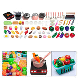 Maxbell Kitchen Toys Accessories Food Pretend Cooking Playset for Kids Birthday Gift