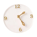 Maxbell Dollhouse Miniature Clock Clear for Pretend Toys Micro Landscape Photo Props