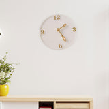 Maxbell Dollhouse Miniature Clock Clear for Pretend Toys Micro Landscape Photo Props