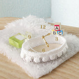 Maxbell Dollhouse Miniature Clock Clear for Pretend Toys Micro Landscape Photo Props