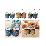 Maxbell 5'' and 6'' Bongo Drum Set with Wood Drumsticks for Girls Boys Birthday Gift Sea