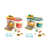 Maxbell Microwave Toys Kitchen Playset Kitchen Toys Gift Kitchen Toys for Child Red