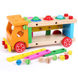 Maxbell Wood Play Tool Set Colorful Puzzle Toy Pounding Toy for Babies Birthday Gift