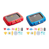 Maxbell Kids Play Kitchen Playset Pretend Cooking Playset for Restaurant Party Favor red