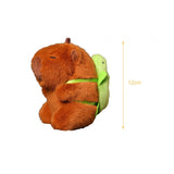 Maxbell Capybara Plush Keychain Toy Soft Ornament for Kids Boys Girls Creative Gifts Turtle