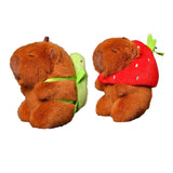 Maxbell Capybara Plush Keychain Toy Soft Ornament for Kids Boys Girls Creative Gifts Turtle