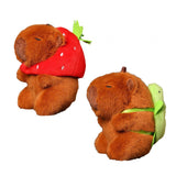 Maxbell Capybara Plush Keychain Toy Soft Ornament for Kids Boys Girls Creative Gifts Turtle