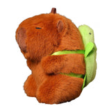Maxbell Capybara Plush Keychain Toy Soft Ornament for Kids Boys Girls Creative Gifts Turtle