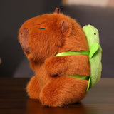 Maxbell Capybara Plush Keychain Toy Soft Ornament for Kids Boys Girls Creative Gifts Turtle