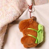 Maxbell Capybara Plush Keychain Toy Soft Ornament for Kids Boys Girls Creative Gifts Turtle