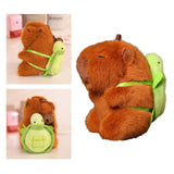 Maxbell Capybara Plush Keychain Toy Soft Ornament for Kids Boys Girls Creative Gifts Turtle