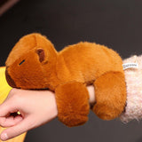 Maxbell Capybara Slap Bracelets Decoration Adorable Cute Cartoon Soft Stuffed Animal