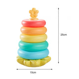 Maxbell Rainbow Stacker Rainbow Rings Early Learning Toy for Children Birthday Gifts