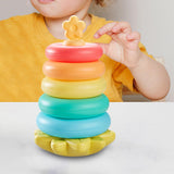 Maxbell Rainbow Stacker Rainbow Rings Early Learning Toy for Children Birthday Gifts