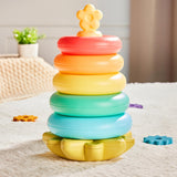 Maxbell Rainbow Stacker Rainbow Rings Early Learning Toy for Children Birthday Gifts