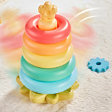 Maxbell Rainbow Stacker Rainbow Rings Early Learning Toy for Children Birthday Gifts