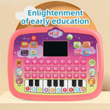 Maxbell Kids Early Learning Machine Abc Learning for Girls Boys Age 3 4 5 6 Children Pink