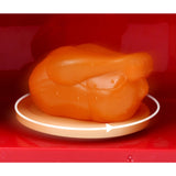 Maxbell Realistic Food Cooking Toys Learning for Kids 3+ Mini Microwave Oven Playset pink