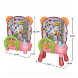 Maxbell Kids Pick up Bean Machines Interactive Pinball Machine for Girls Boys Outdoor Pink Without Feet