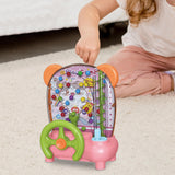 Maxbell Kids Pick up Bean Machines Interactive Pinball Machine for Girls Boys Outdoor Pink Without Feet