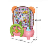 Maxbell Kids Pick up Bean Machines Interactive Pinball Machine for Girls Boys Outdoor Pink Without Feet