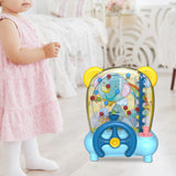 Maxbell Kids Pick up Bean Machines Interactive Pinball Machine for Girls Boys Outdoor Blue Without Feet