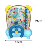 Maxbell Kids Pick up Bean Machines Interactive Pinball Machine for Girls Boys Outdoor Blue Without Feet