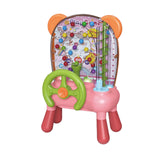 Maxbell Kids Pick up Bean Machines Interactive Pinball Machine for Girls Boys Outdoor Pink With Feet