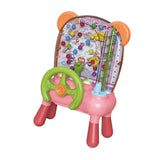 Maxbell Kids Pick up Bean Machines Interactive Pinball Machine for Girls Boys Outdoor Pink With Feet