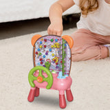 Maxbell Kids Pick up Bean Machines Interactive Pinball Machine for Girls Boys Outdoor Pink With Feet