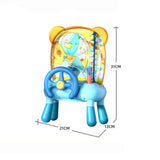 Maxbell Kids Pick up Bean Machines Interactive Pinball Machine for Girls Boys Outdoor Blue With Feet